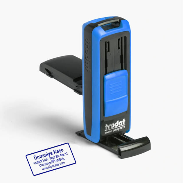 Trodat Pocket Printy 9512 Cep Kaşe 46x16mm Baskı Ölçüsü